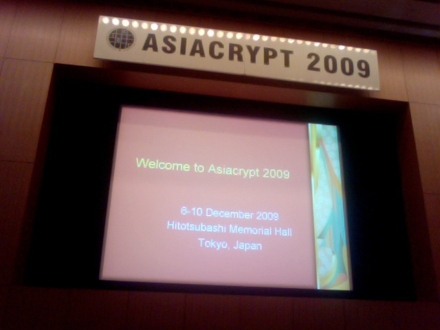 Asiacrypt 2009